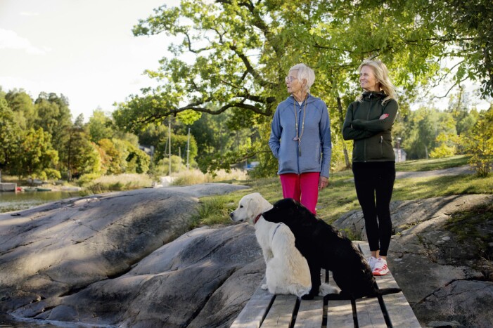 Annika Lunding och Lisa Hemgren. Annika Lunding och Lisa Hemgren.