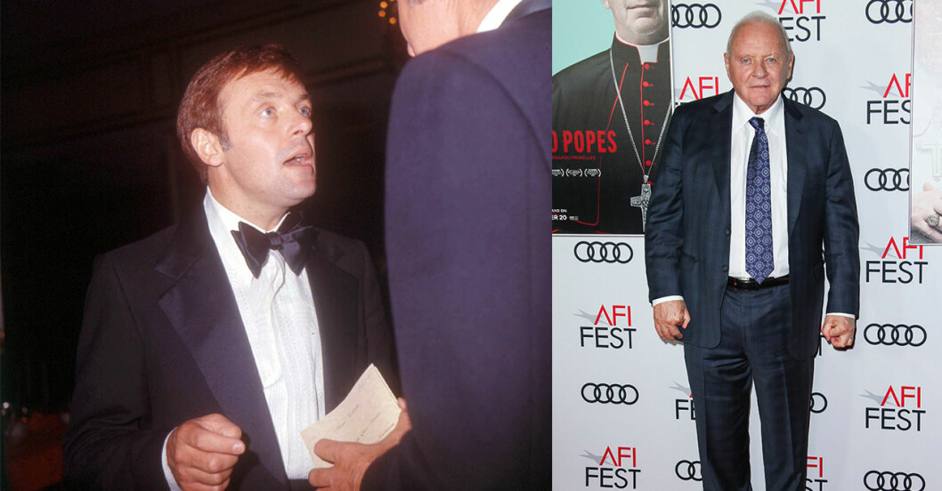 Sir Anthony Hopkins verkar ha varit kortare 1976. Anthony Hopkins.