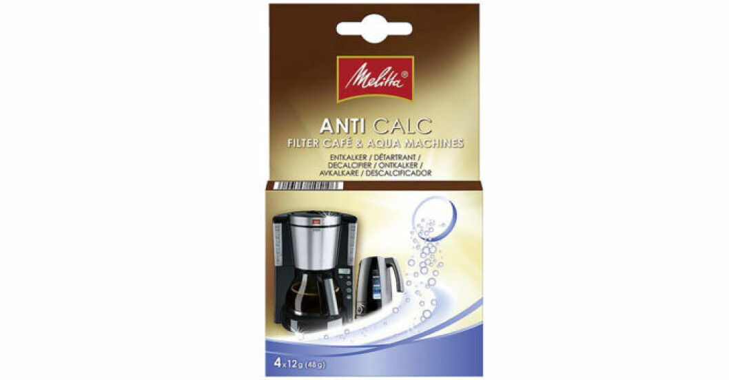 Avkalkningstabletterna Anti Calc från Melitta