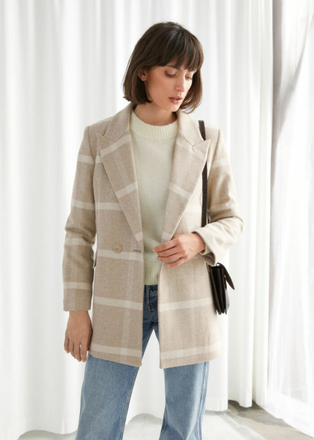 Rutig blazer från & Other Stories