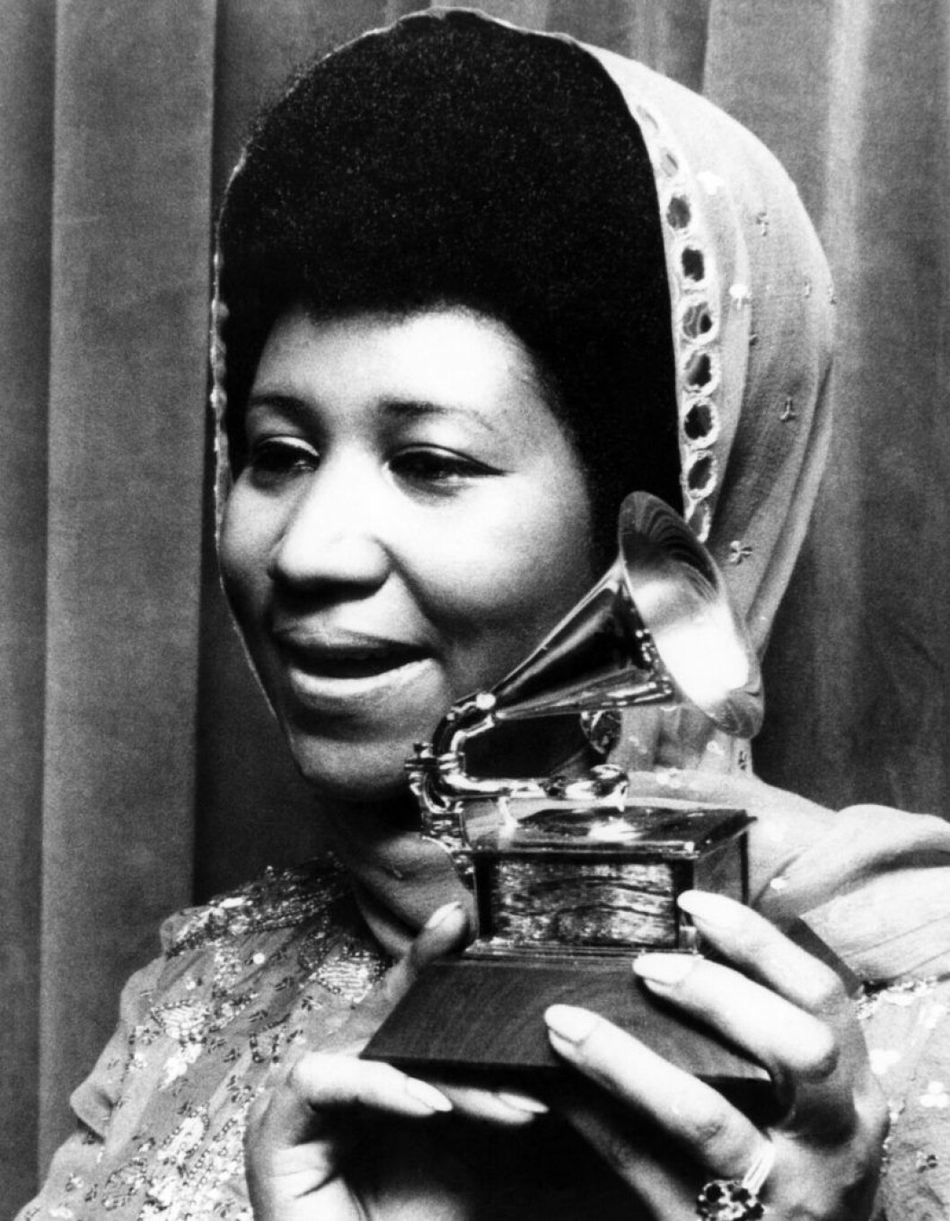 Aretha Franklin på Grammy Awards.
