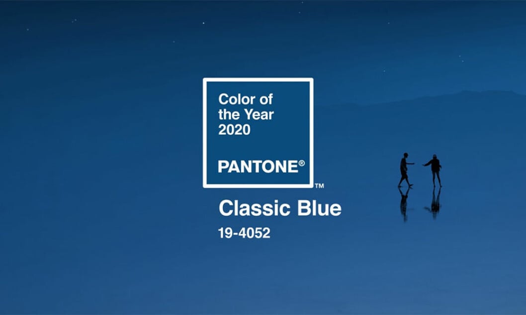 Pantone 19-4052 Classic Blue är årets färg. Foto: Pantone Pantones årets färg 2020 är en klassisk blå färg