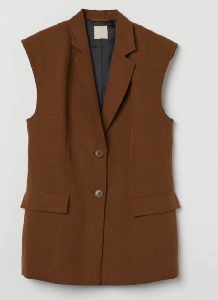 Armlös kavaj från H&M