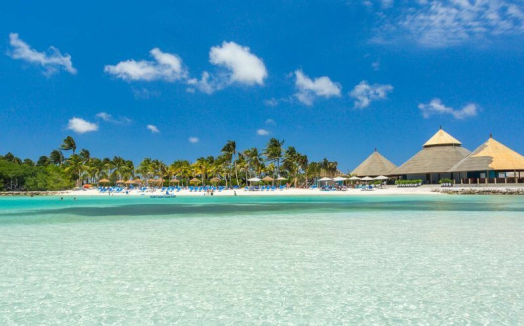 Drömstrand på Aruba
