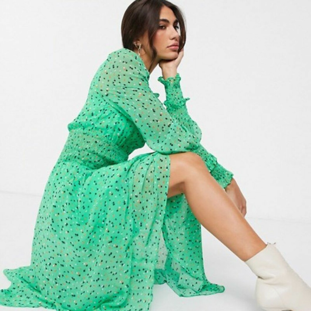Grön klänning från Asos