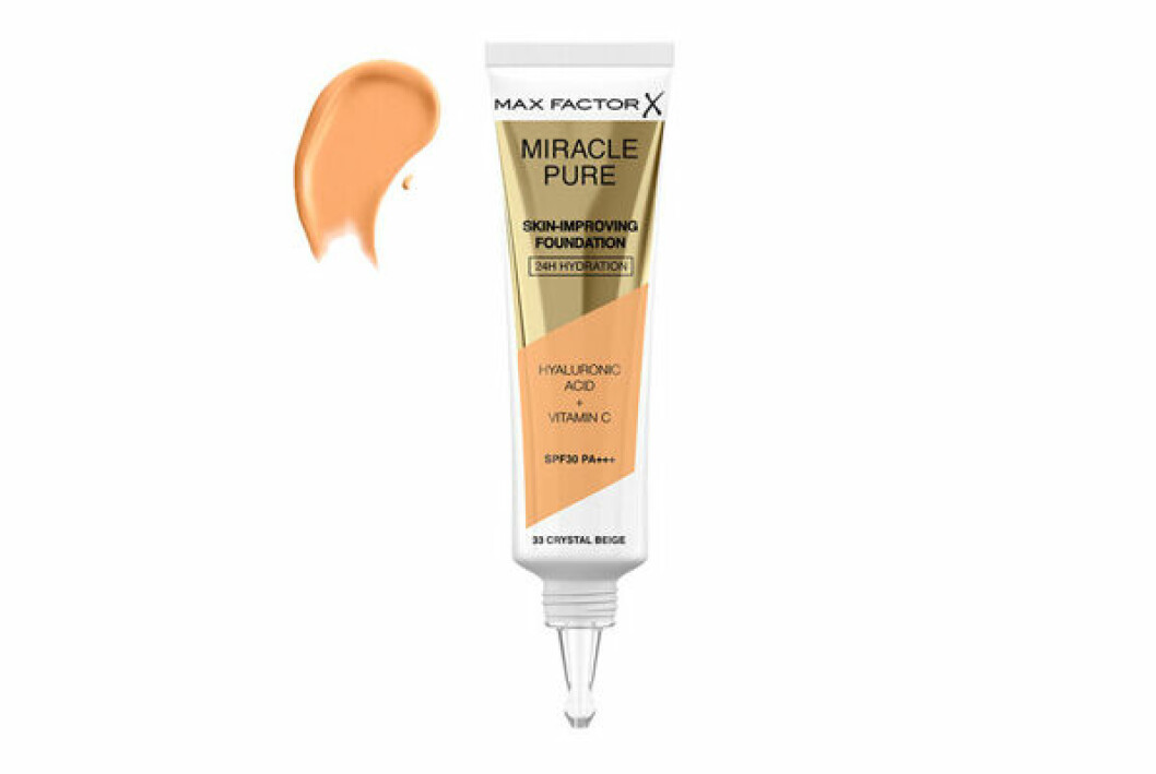 återfuktande foundation vårdande bas - Max Factor Miracle pure foundation