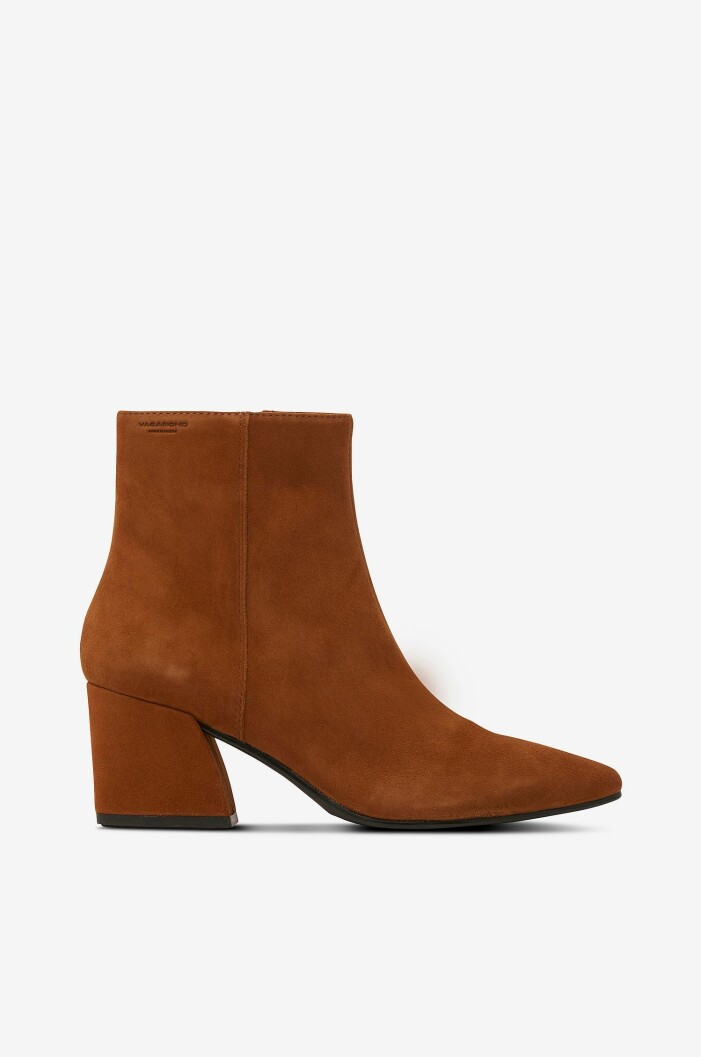 Bruna boots med klack