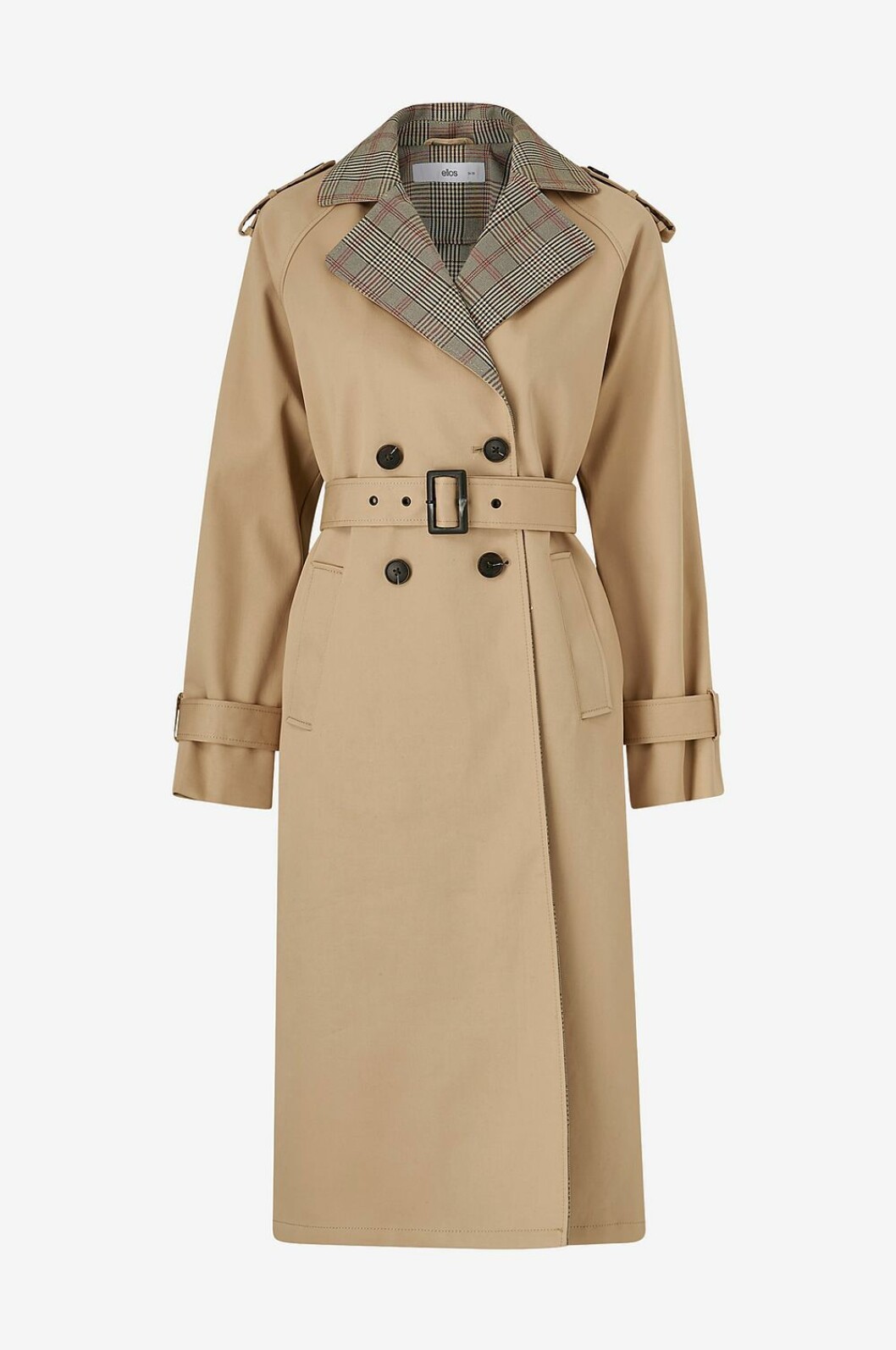 beige trenchcoat
