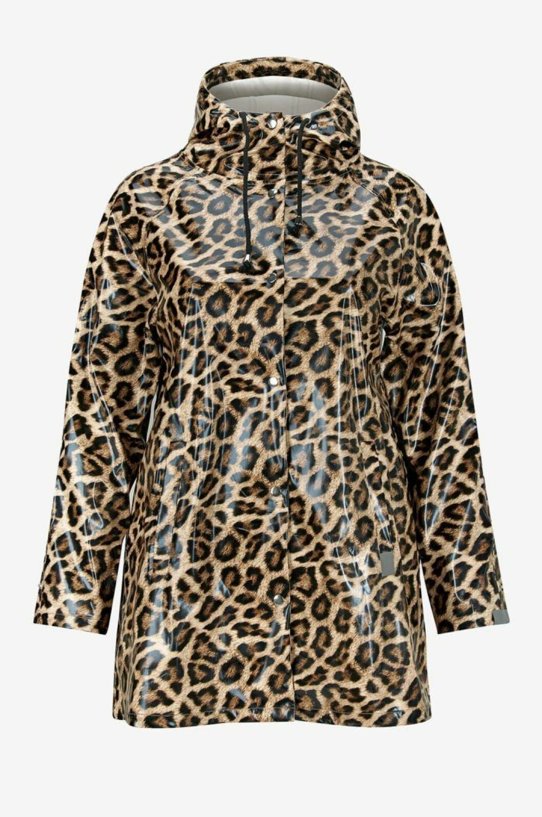 Leopardmönstrad regnjacka från Ellos