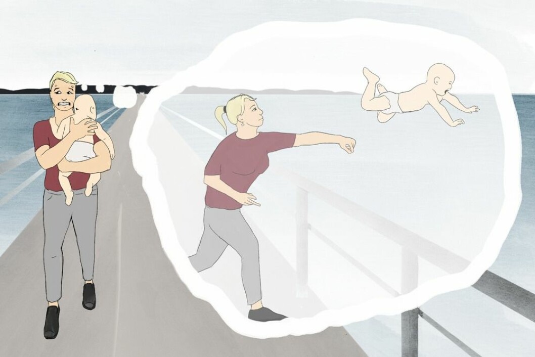 Illustration: Johan Hedberg babykastet-hon