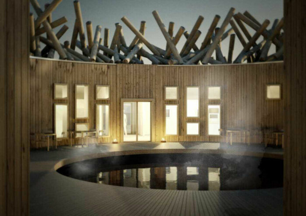 Vågar du hoppa i på vintern? Isvak på Arctic Bath