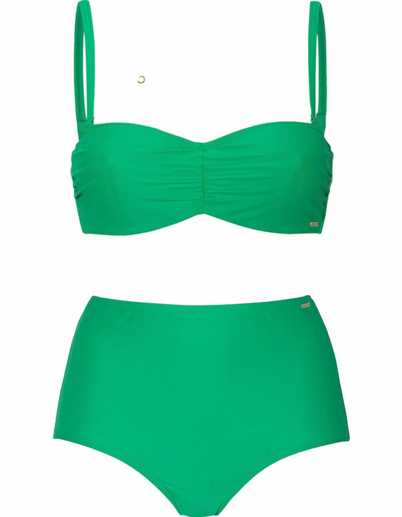 grön bikini med bygel och hög midja från cellbes