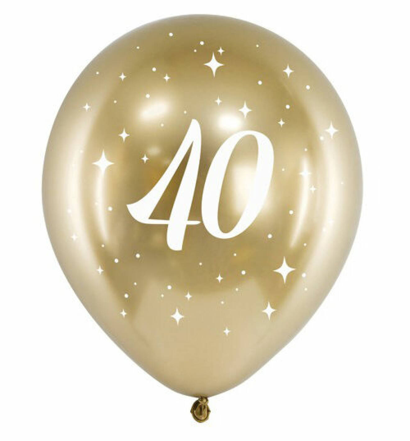 ballonger i guld med siffran 40