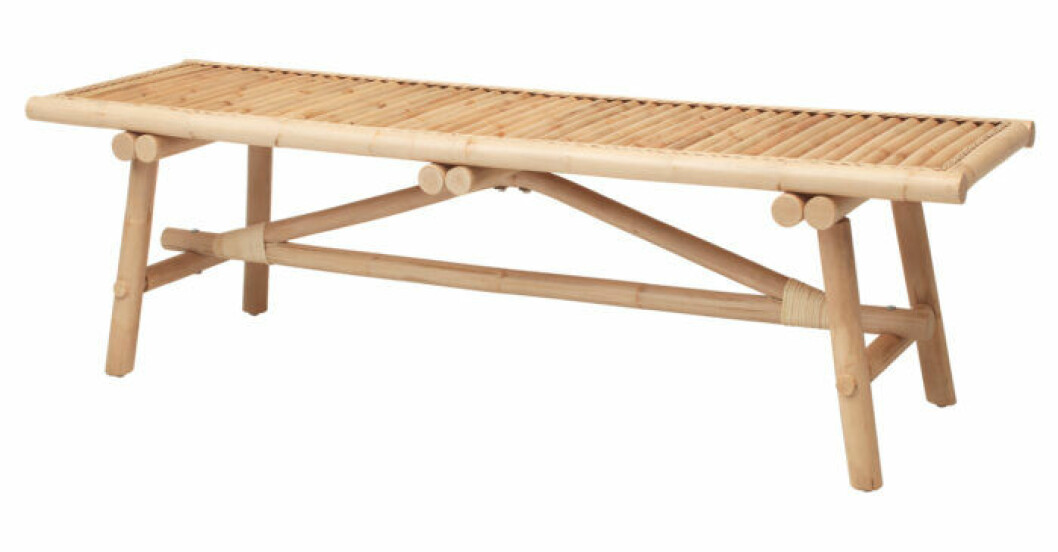 Bänk från Ikeas kollektion Tänkvärd