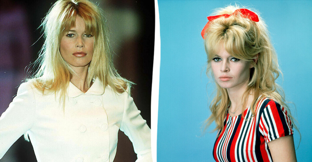 Claudia Schiffer och Brigitte Bardot