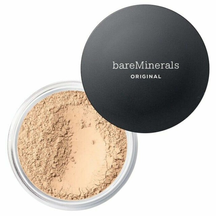 Klassiskt löst mineralpuder med SPF 15 från Bare minerals.
