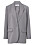 basgarderob dam 2022 – grå oversized blazer från Ellos Collection