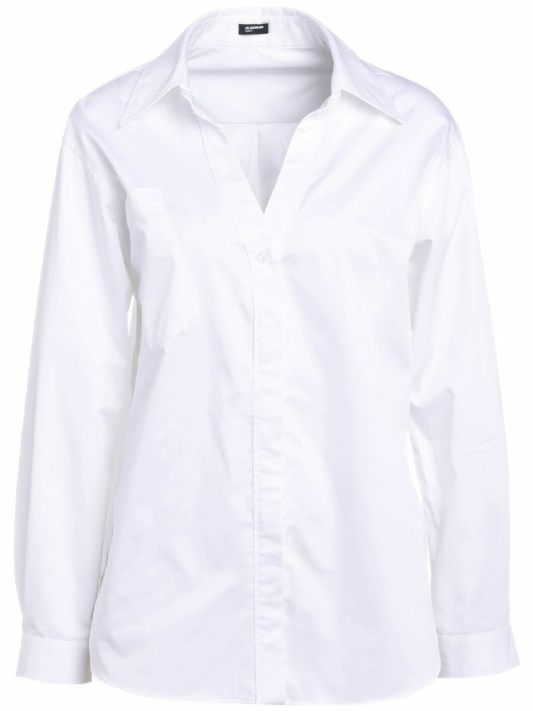 Skjorta från <a href="https://apprl.com/sv/pd/4WbS/" target="_blank" rel="noopener">Jil Sander Navy</a>.