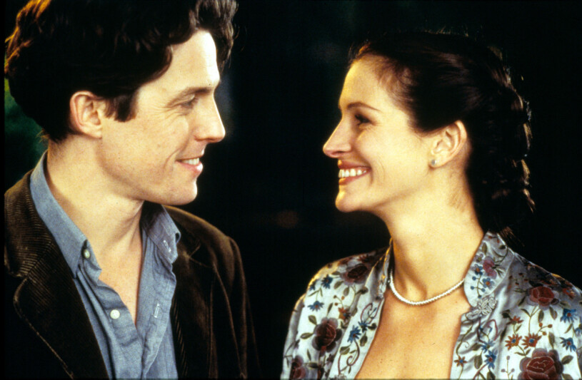 Julia Roberts och Hugh Grant i filmen Notting Hill från 1999 Julia Roberts och Hugh Grant i filmen Notting Hill