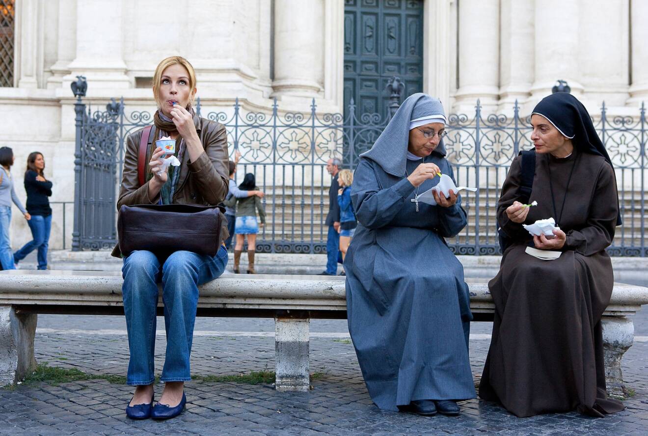 Julia Roberts i filmen Eat, pray, love