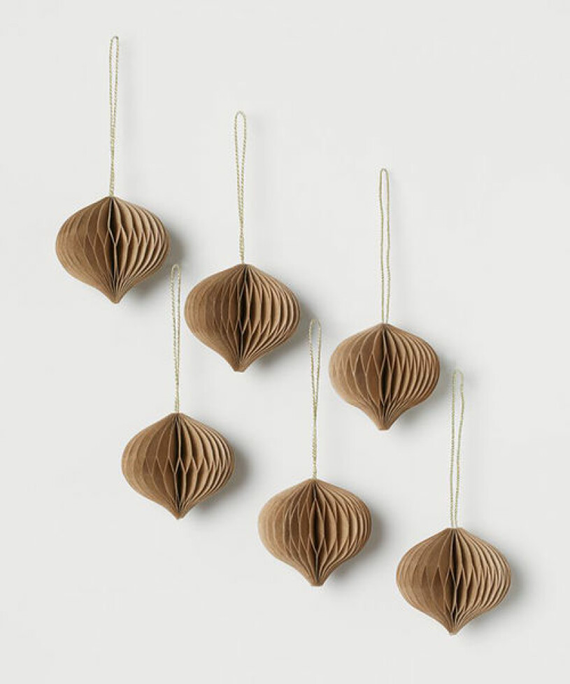 Beige julgranspynt från H&M Home