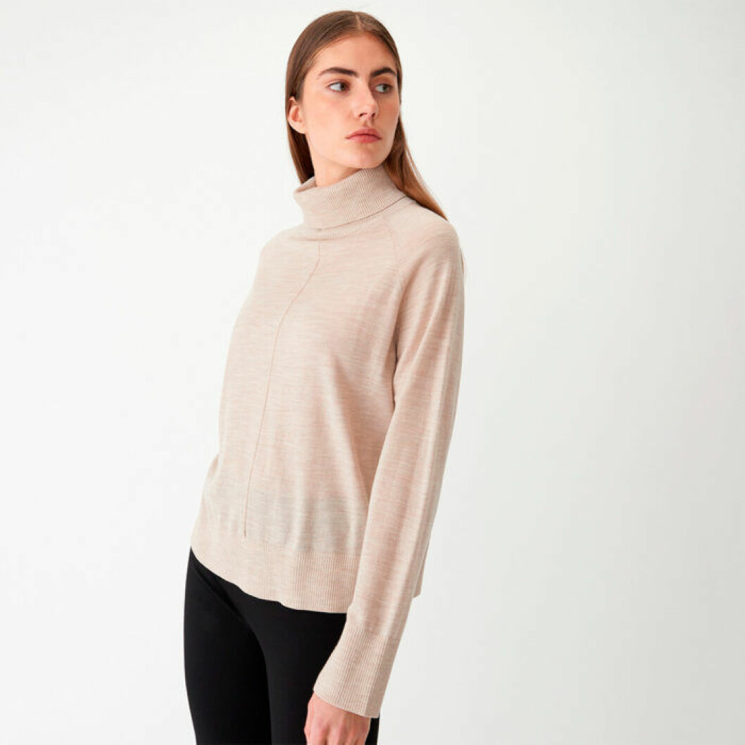 Beige polotröja