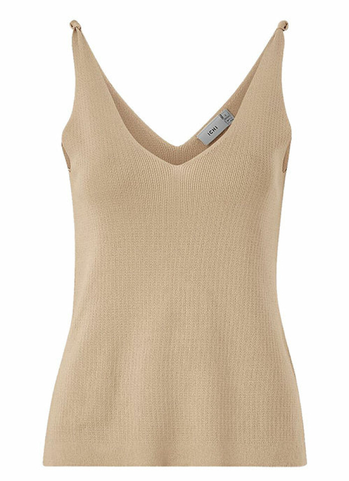 beige ribbat linne