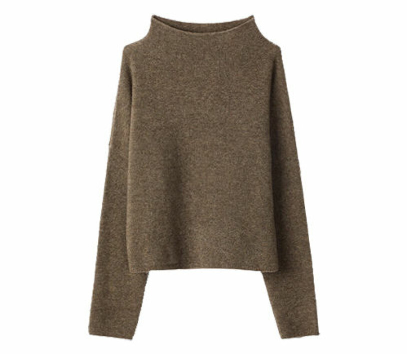 beige stickad tröja från filippa k