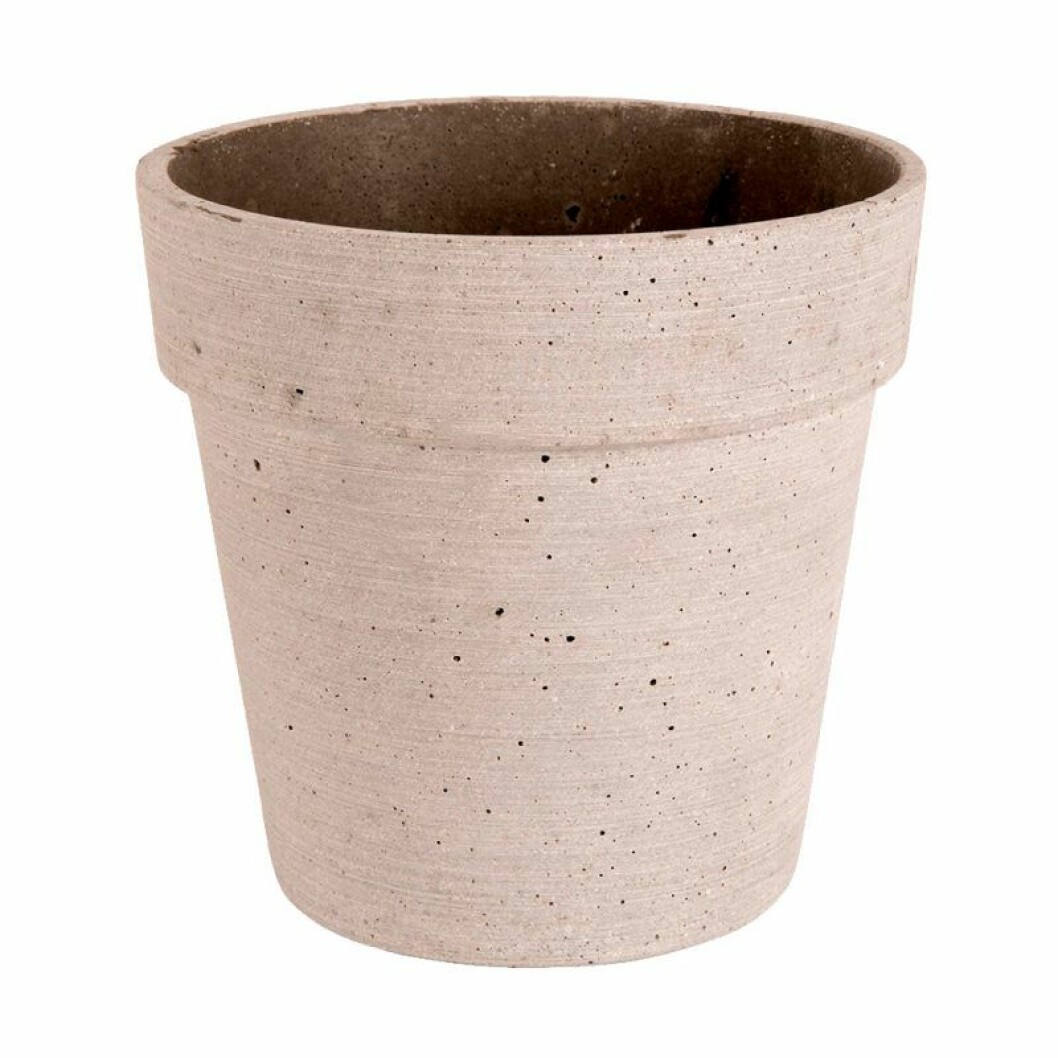 Beige kruka till din terass eller altan