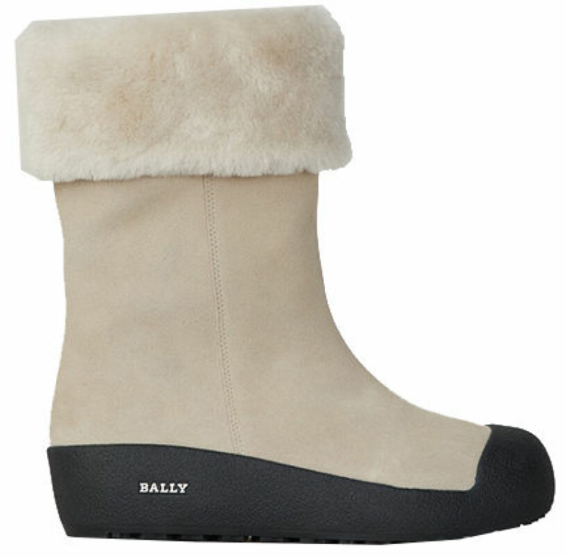beige vinterskor bally