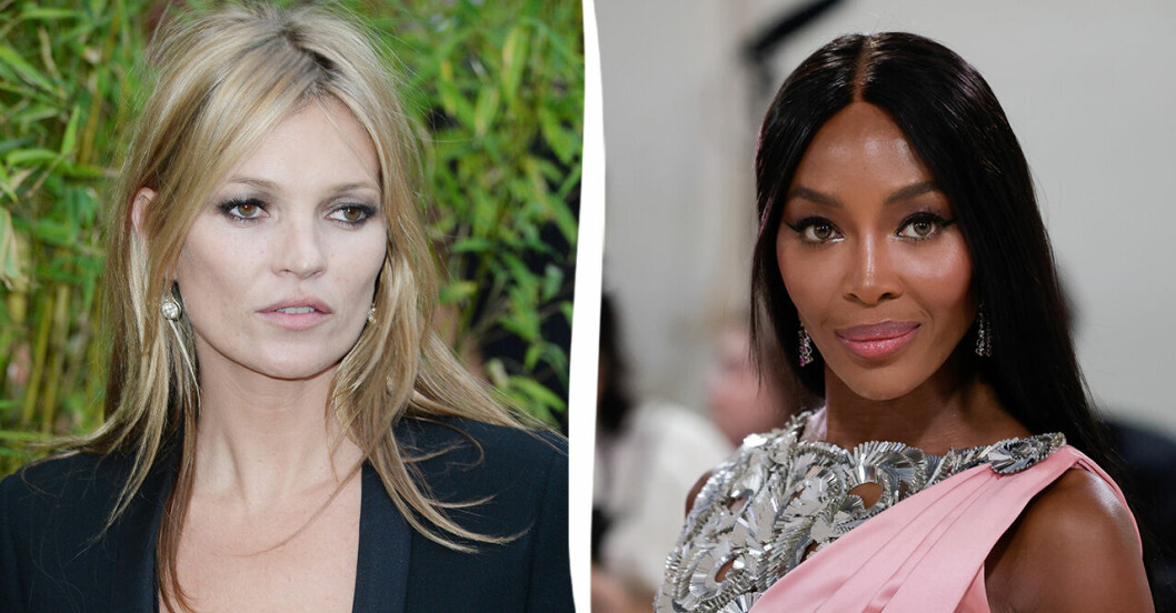 Kate Moss och Naomi Campbell.