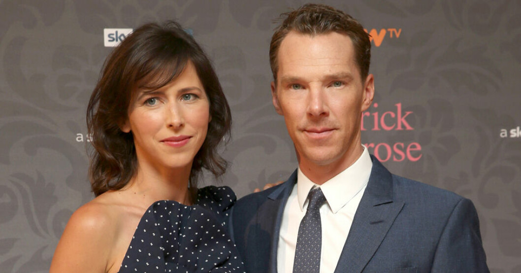Benedict Cumberbatch tillsammans med sin hustru, regissören Sophie Hunter. Foto: IBL Benedict Cumberbatch tillsammans med sin hustru, regissören Sophie Hunter.