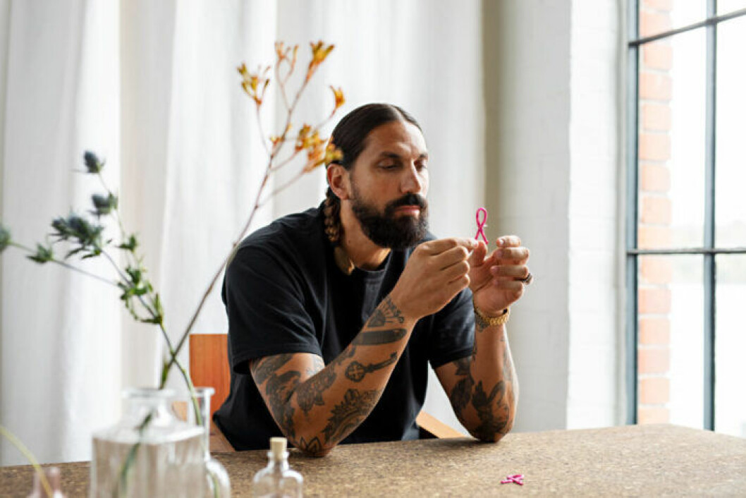 Ben Gorham, mannen bakom Byredo och 2019 års Rosa band. Ben Gorham, mannen bakom Byredo och 2019 års Rosa Bandet.