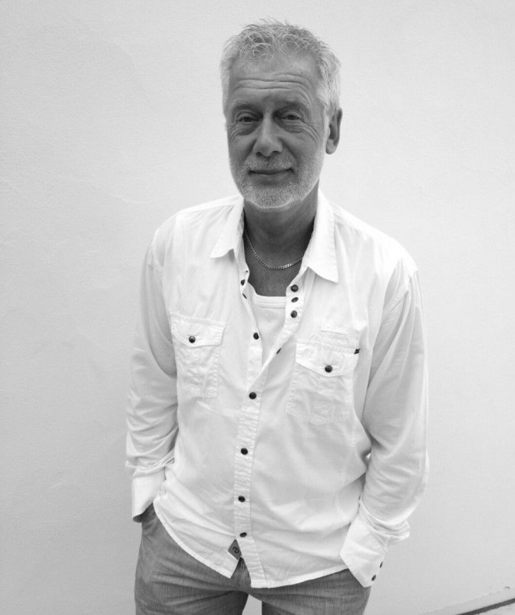 Bengt Fridlund, professor i kardiologisk vård vid Hälsohögskolan i Jönköping. Svart och vit bild på man