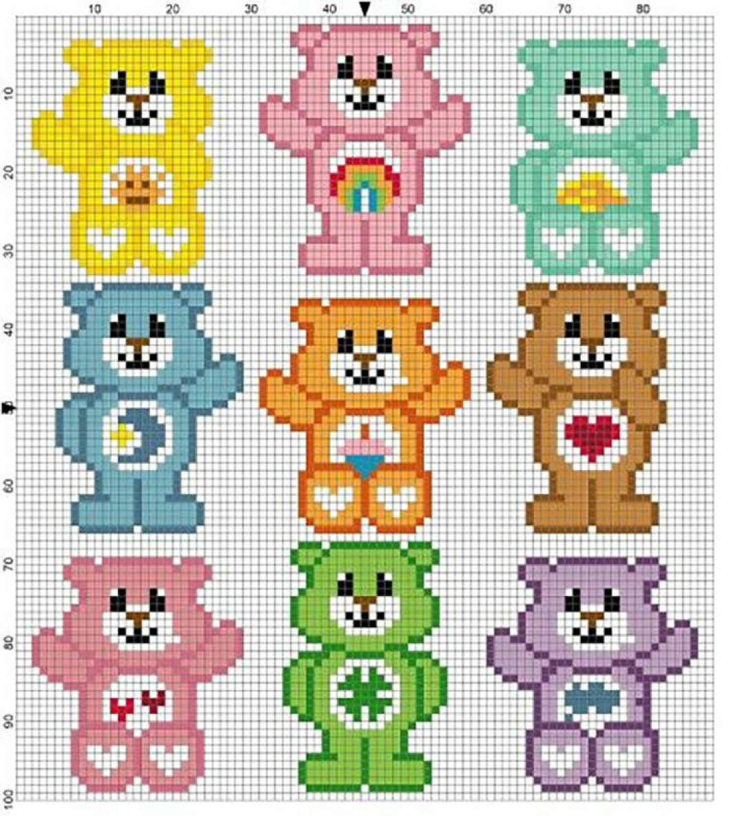 Via: <a href="http://indulgy.com/post/ZIujy1BFt2/free-kawaii-bear-hama-perler-bead-pattern-o" target="_blank">indulgy</a> Via: indulgy