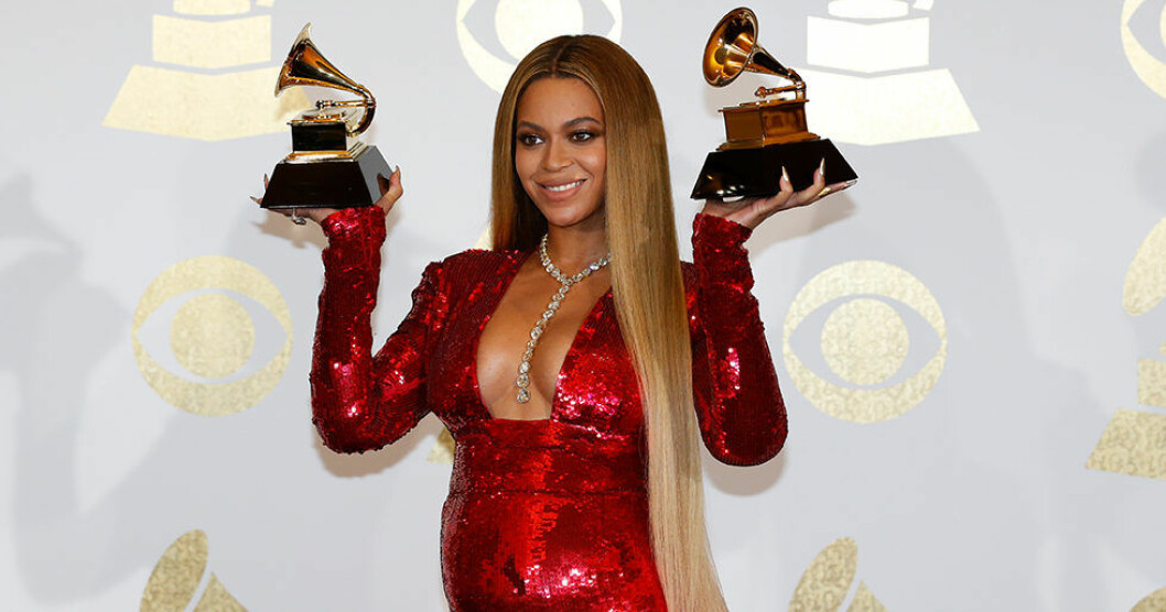 Grammy Awards, februari 2017. Foto: IBL Beyoncé på Grammy Awards 2017.