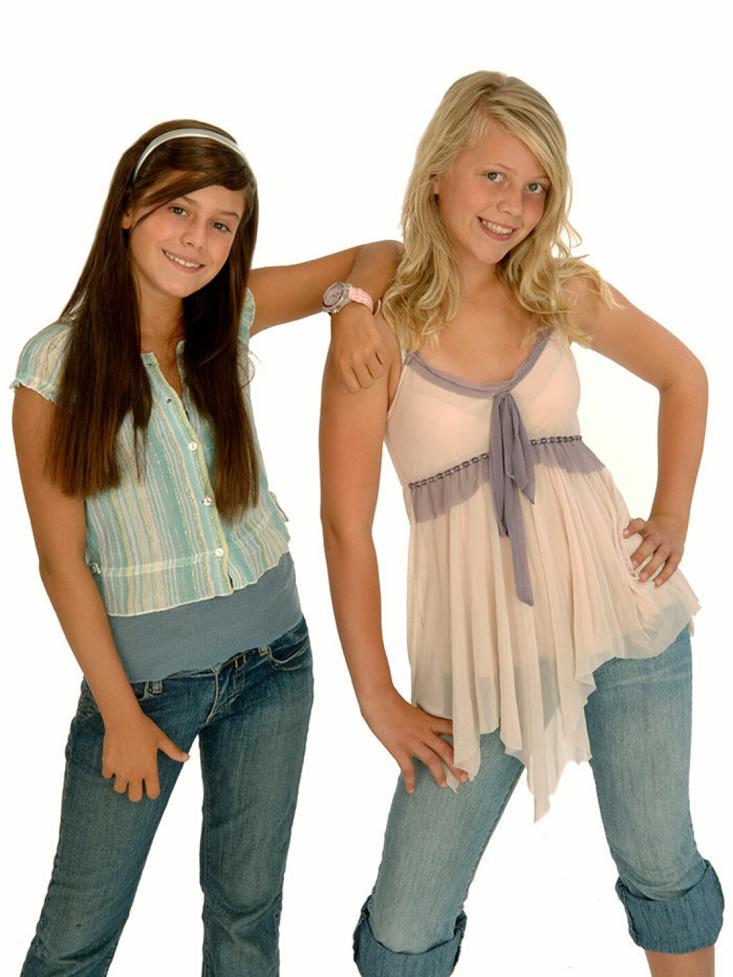 <em>Foto: Karin Törnblom/TT</em> En bild på Bianca Ingrosso och Malin Eriksson i Junior Eurovision Contest.