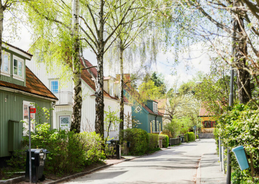 Enskede är en av de mest kända exemplen på trädgårdsstad. Bild: TT Hus i Enskede