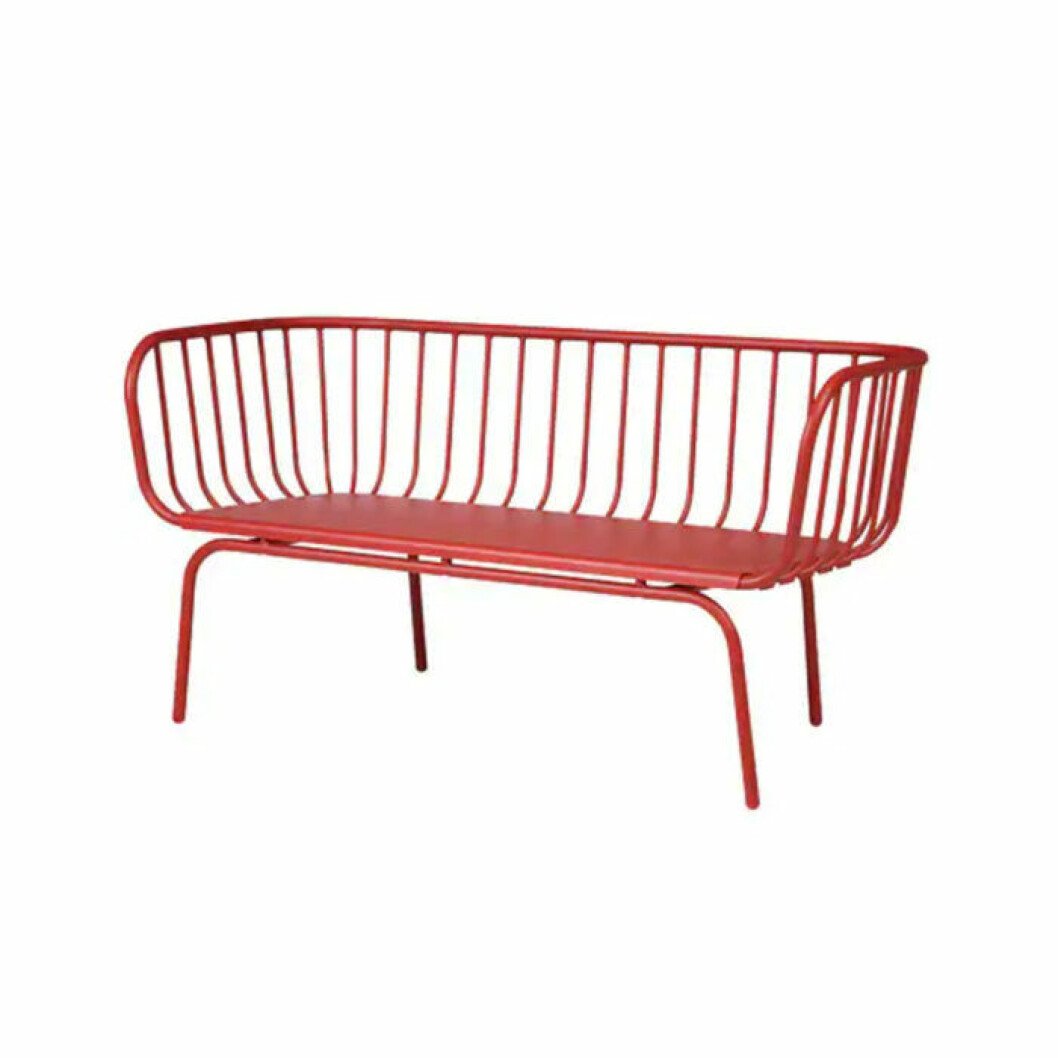 3-sits soffa i metall, BRUSEN, 1 695 kr. <a href="https://www.ikea.com/se/sv/catalog/products/70424147/?query=brusen" target="_blank" rel="noopener">Här kan du köpa den</a>. budgetmöbler till balkongen soffa IKEA