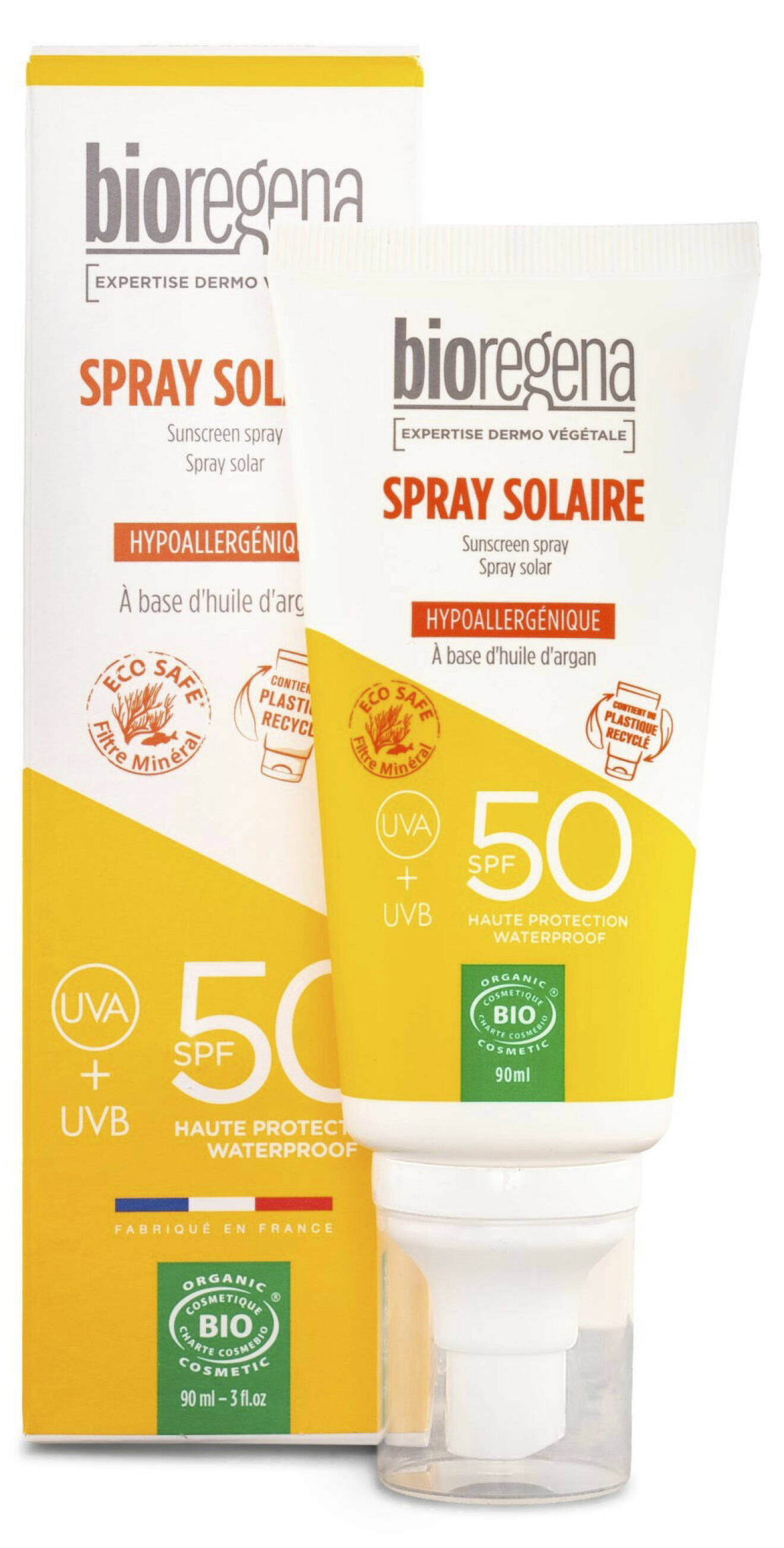 Bioregena Spray Solaire SPF50, UVA, UVB