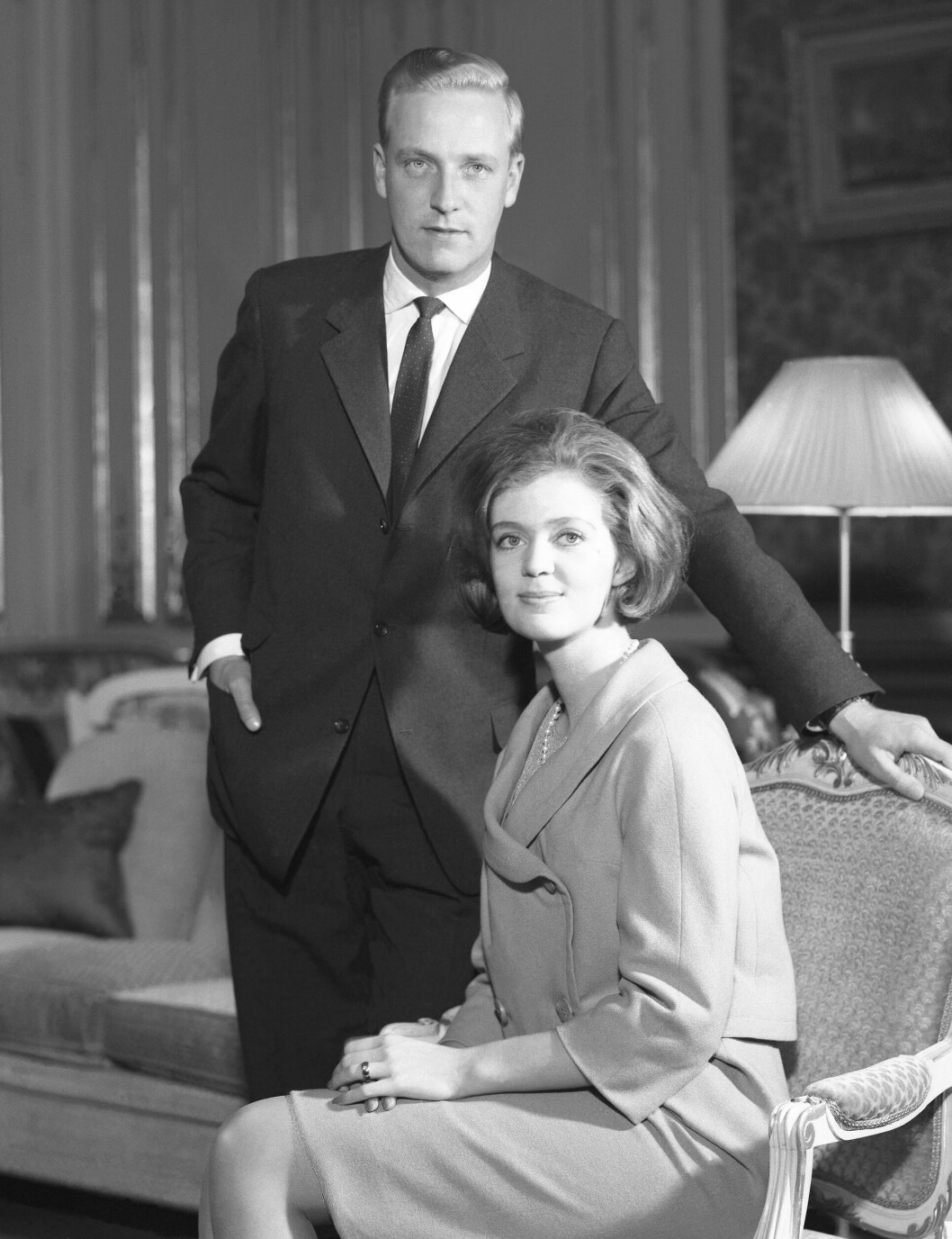 En 24 år ung prinsessa med sin tyske prins, Hansi. Paret var gifta fram till Hansis död men levde i många år som separerade.