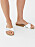 Vita sandaler med en rem och silverfärgat spänne. Platta sandaler från Birkenstock.