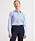 blå skjorta med rak passform för dam från lindex