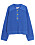 blå stickad tröja med krage från kappahl