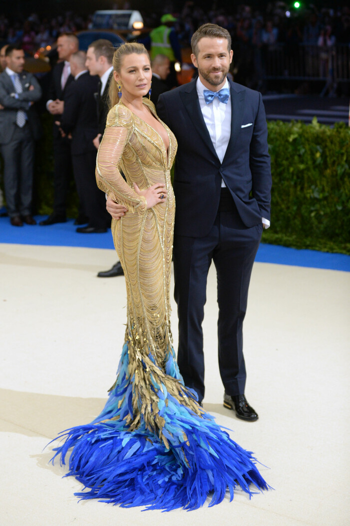 Blake Lively och Ryan Reynolds, 2017, MET