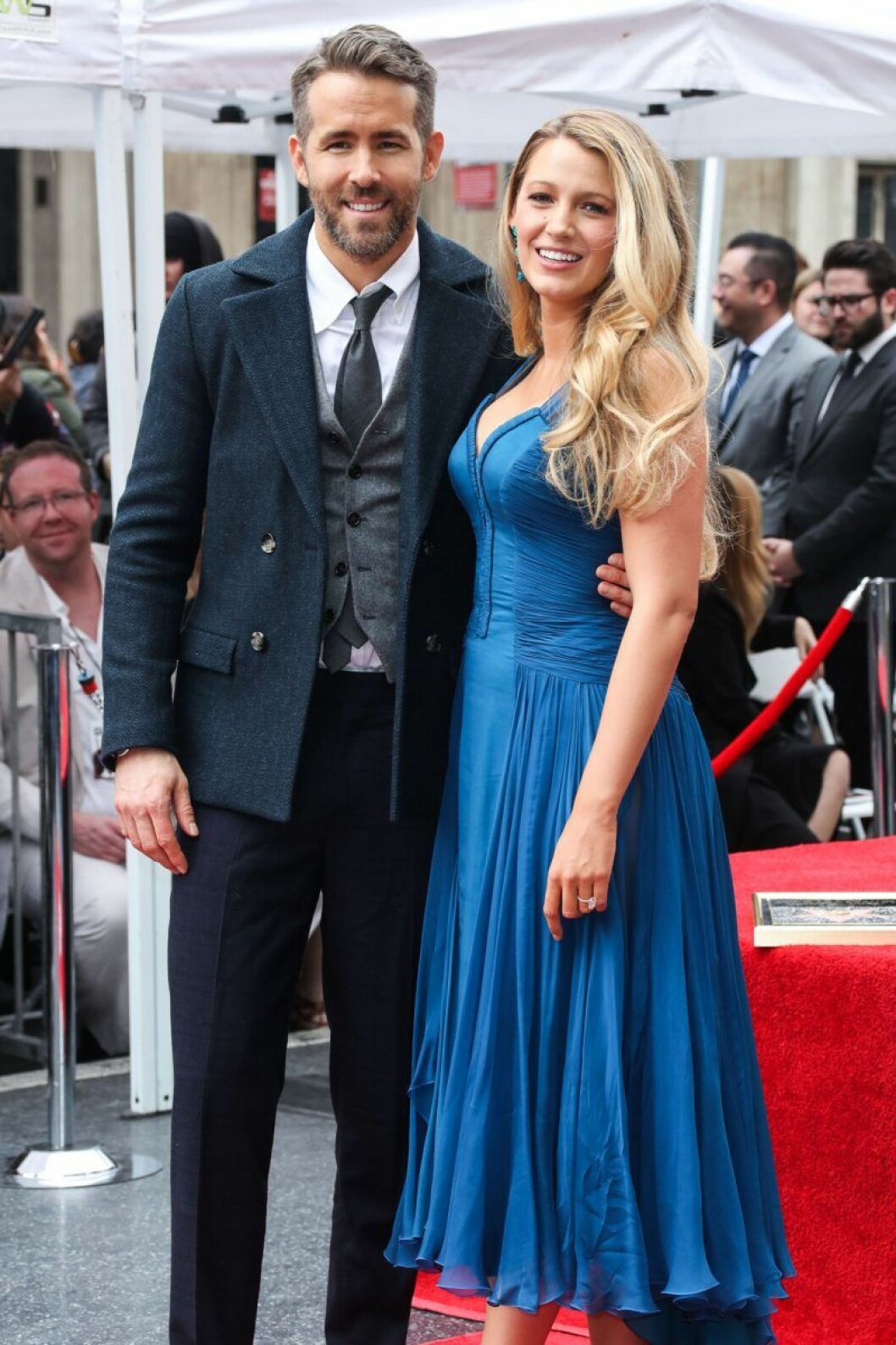 Blake Lively och Ryan Reynolds träffades under en filminspelning. Blake Lively och Ryan Reynolds på röda mattan
