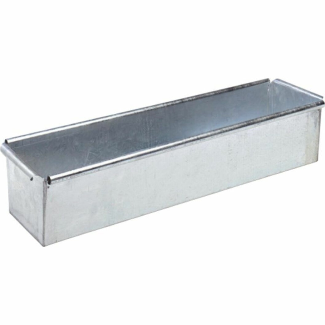 Blomlåda i metall