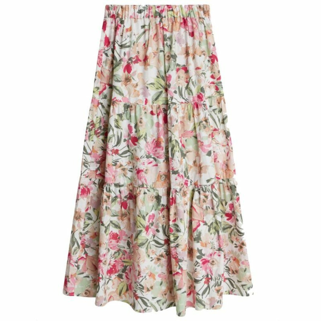 Blommig kjol från Gina tricot