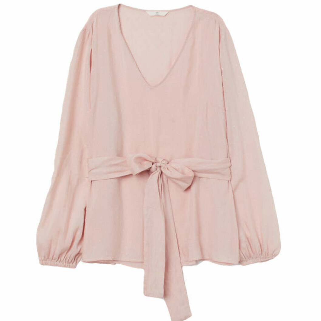 Rosa blus från H&M