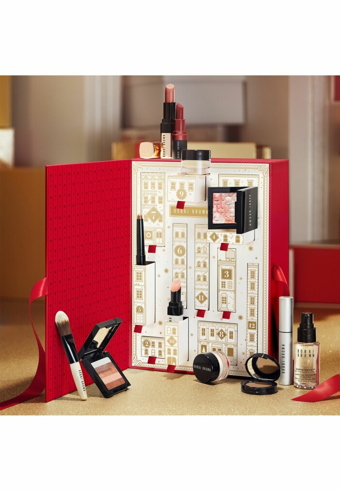 julkalender med mix av makeup och hudvård från bobbi brown